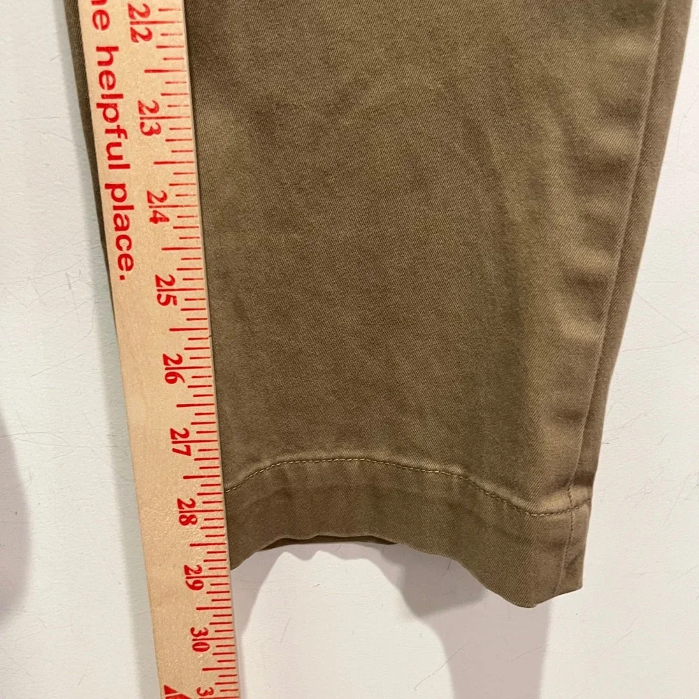 Banana Republic Aiden Slim Fit Chinos Khaki Tan Stretch Pants 32x30 Mens